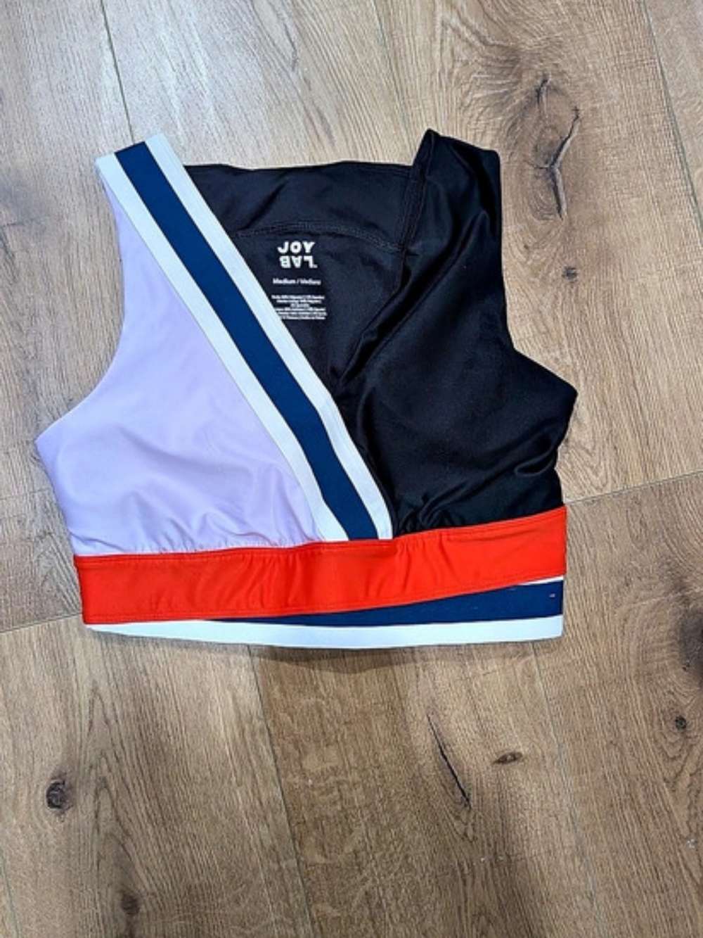 JoyLab Color Block Athletic Crop Top